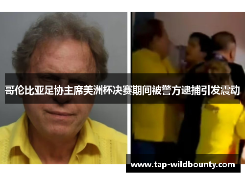 哥伦比亚足协主席美洲杯决赛期间被警方逮捕引发震动 哥伦比亚足协主席美洲杯决赛期间被警方逮捕引发震动